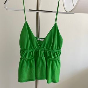 Green Zara Tank Top